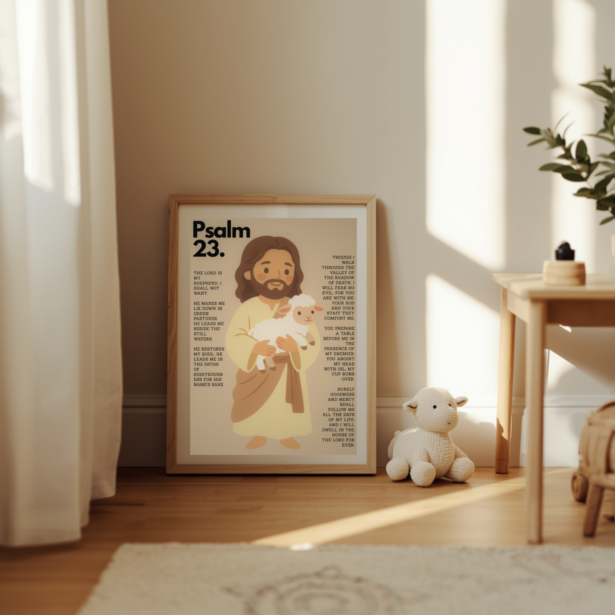 Psalm 23 Print – The Lord is My Shepherd